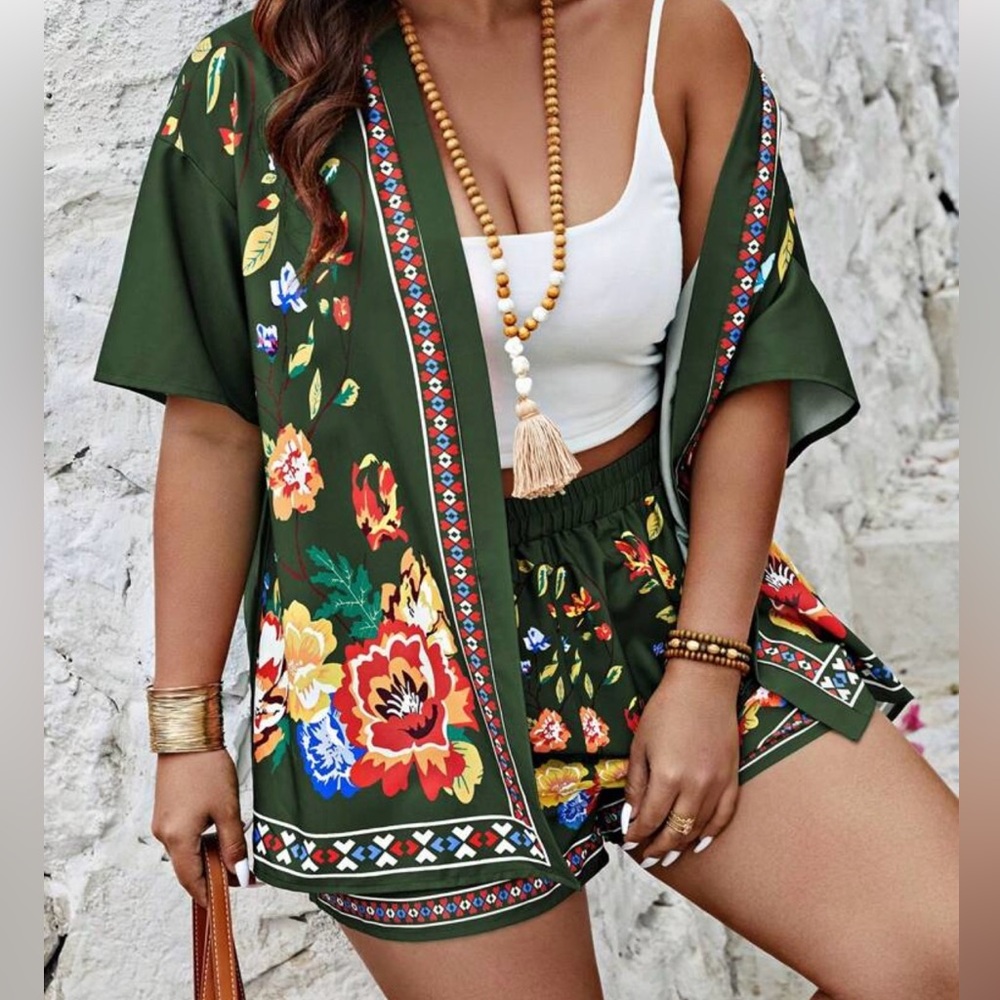 Chic Forest Green Women's Set